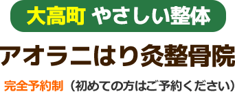アオラニはり灸整骨院